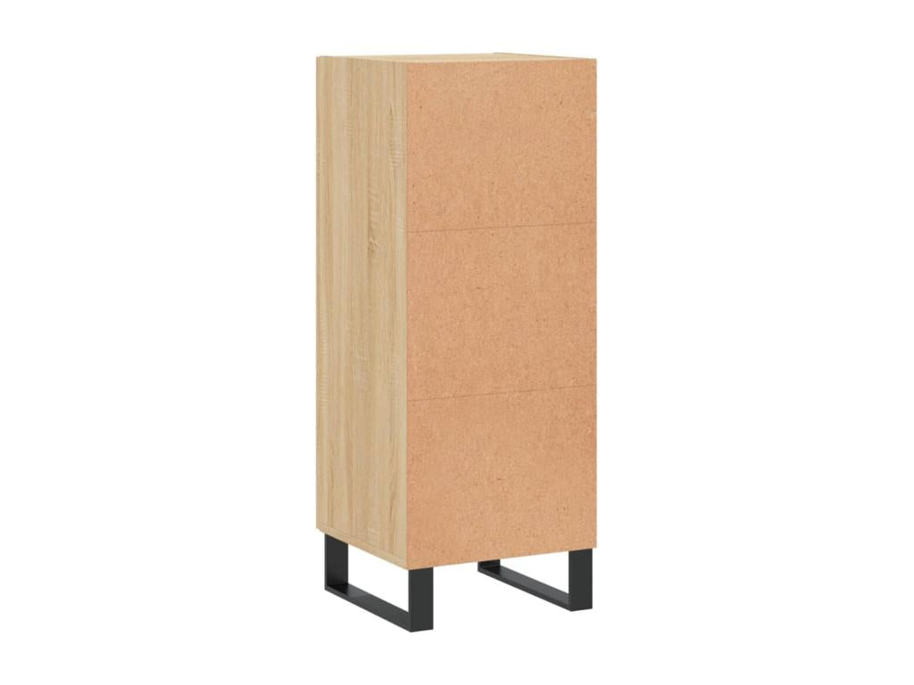 Artanzy Oak Sideboard 34.5x34x90 cm Engineered Wood 81904MWNE