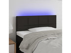 Black LED Headboard 80x5x78/88 cm Fabric 44657GLNE