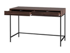 Delimoa - Desk with 2 drawers in walnut effect 31360FPTE