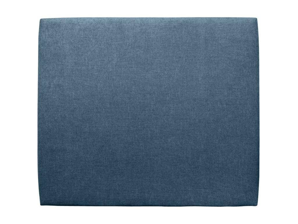 Upholstered Headboard, Blue Fabric, 200 cm Wide - 10 cm Thick, Padded, 76195XQWP
