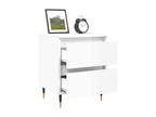 Delimoa Premium - 2-piece bedside tables, glossy white, 40x35x50 cm, 88225UFBF