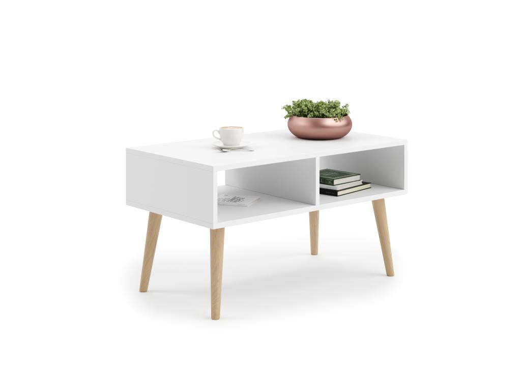 Delimoa Scandinavian style coffee table - white 57557ZUYM