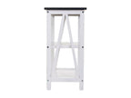 White wooden shelf 40x30x60h 12083MMNW
