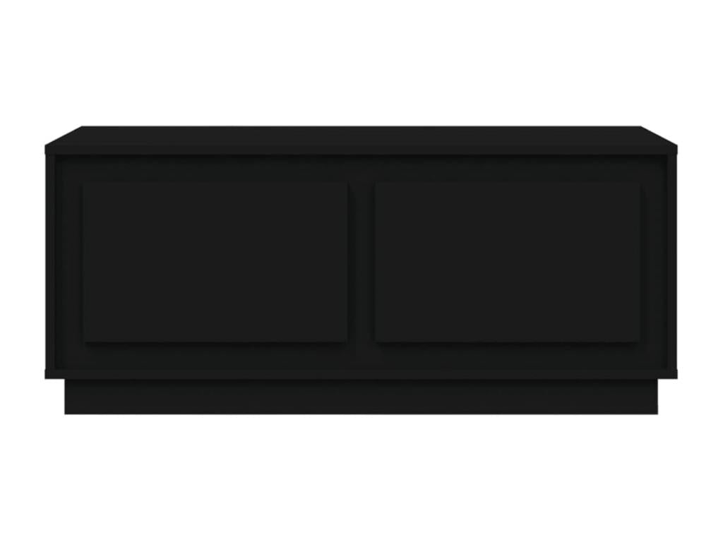 Black coffee table 102x50x44 engineered wood 11732CXUA