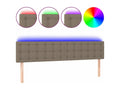 Artanzy LED Headboard 180x5x78/88 cm Fabric 85554GLIW