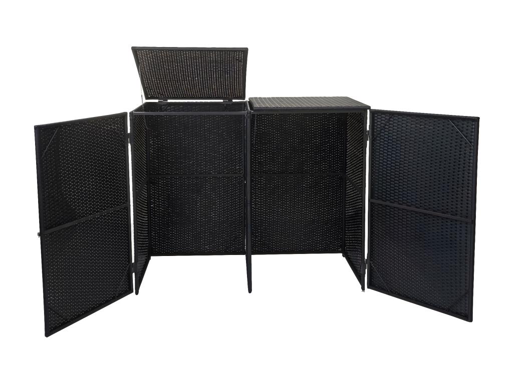 Cover for 2 Delimoa-E25 2x120l black bins 20063XWLR