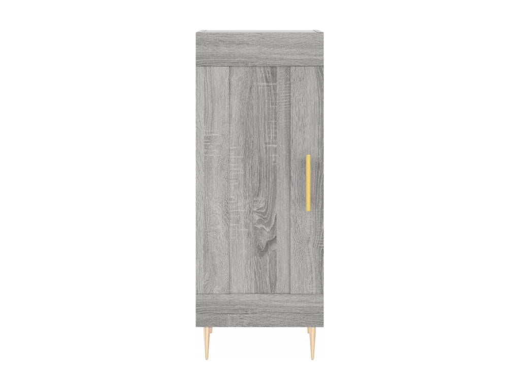 Artanzy Grey Buffet 34.5x34x90 cm Engineered Wood 83523VNHP