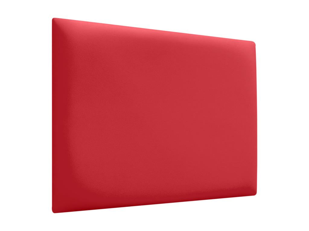 Delimoa Upholstered Headboard in High-Quality Faux Leather, with Interchangeable Self-Adhesive Panels, Red, 180 cm, 33801HVQX