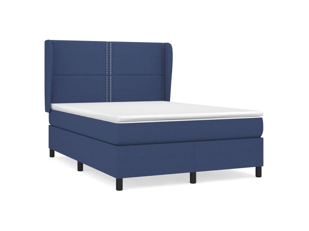 Delimoa bed base with mattress, Blue 140x200 Fabric 41620GOLB