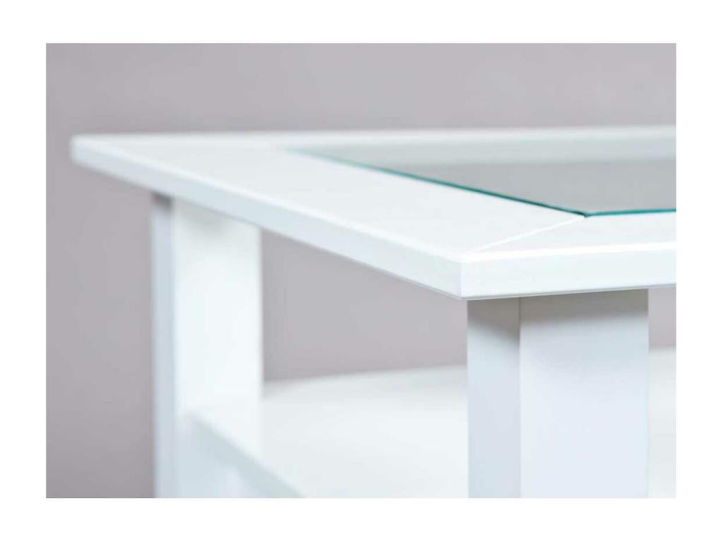 Delimoa coffee table with 2 drawers, white. 92740CTBV