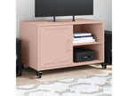 Pink TV stand 68x39x43.5 cm steel 19996ATNT