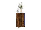 Sideboard with LED lighting, smoked oak, 42.5x34x85 cm, engineered wood, 64382DYXN