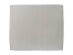 Upholstered Headboard in Light Grey Velvet, 160 cm Wide - 10 cm Thick, Padded, 41600XFDH