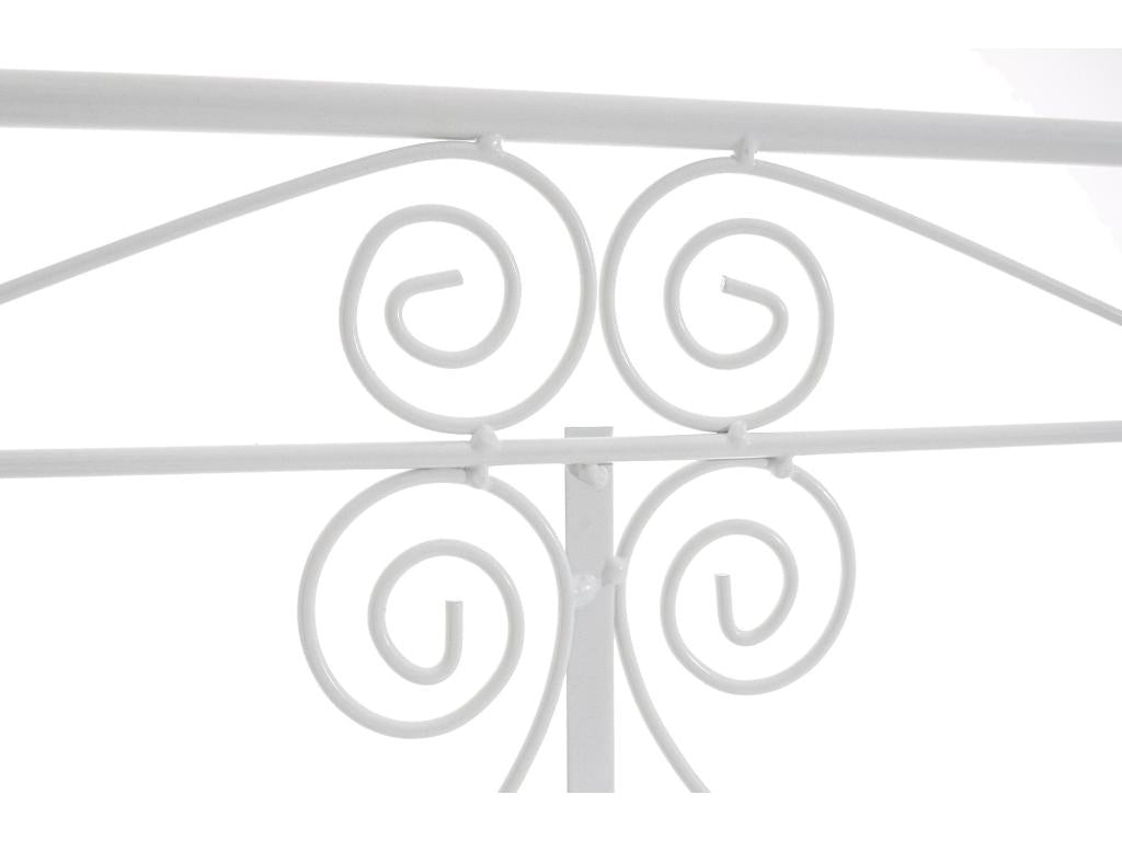 Freestanding shelves - Metal - 74.5x34.5x173cm - White - Delimoa 83850TEXP