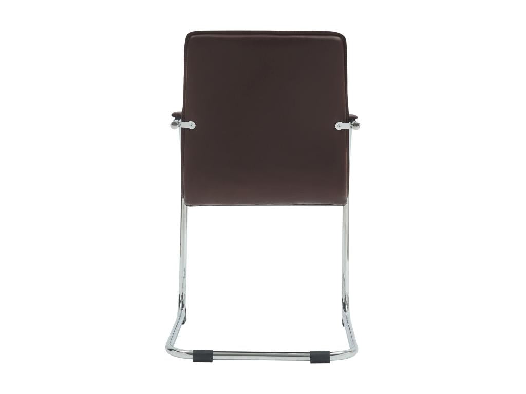 Rocking chairs - Faux leather - Brown - Tira 83236TODO