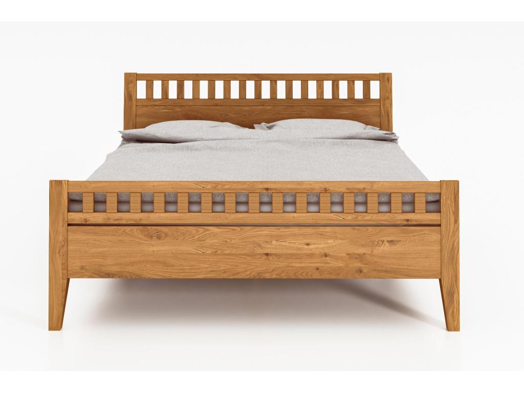 Artanzy 6 - 200x200 cm bed in natural oiled wild oak 64301PPXI