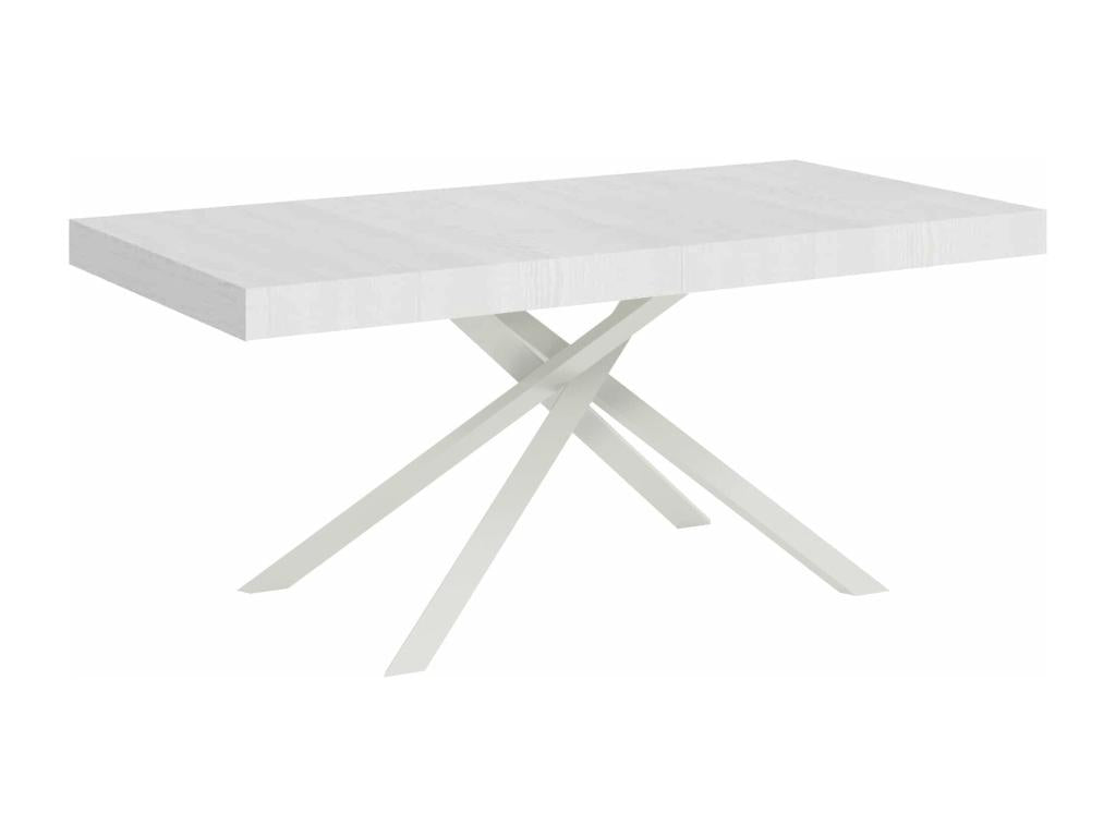 Delimoa extendable table 90x200/304cm, white ash, white legs 68008MHFT