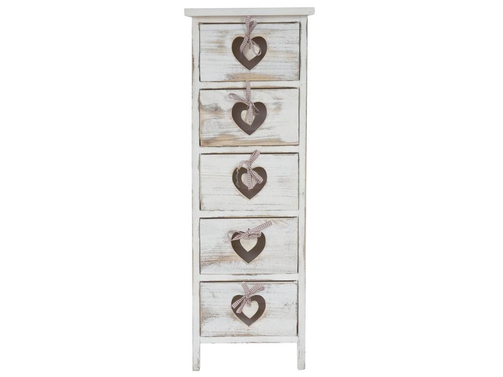 Delimoa white chest of drawers 44126IVUP