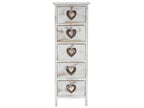 Delimoa white chest of drawers 44126IVUP