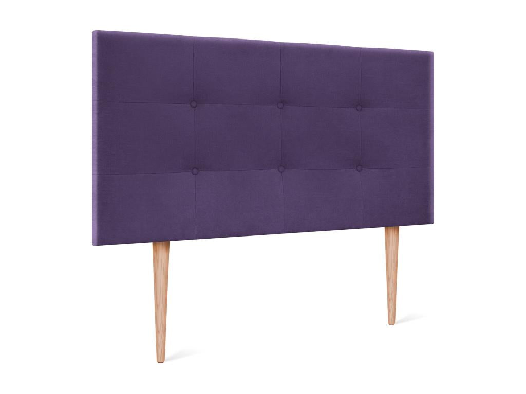 Delimoa Upholstered Fabric Headboard 95x115cm with Legs for 90cm Bed - Delimoa 78722DMIK