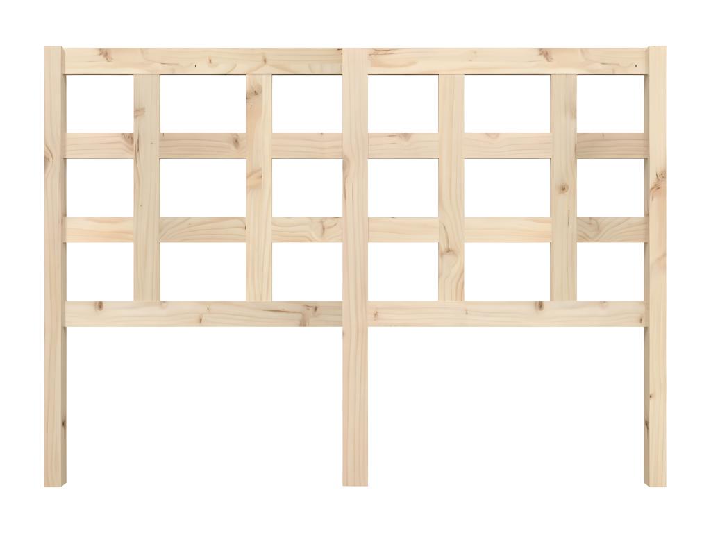 Headboard 140.5x4x100 cm Solid pine wood 26796VKBZ