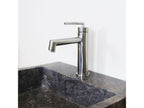 Artanzy low-profile stainless steel-look basin mixer tap - Artanzy 45309QHOV