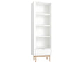 Delimoa White Column Bookcase 26974DEUW