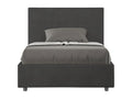 Single bed without slatted base, upholstered, 120x190 cm, grey microfiber, Delimoa 90232GZOV
