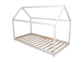 Children's white wooden cabin bed 90x190 - LT14004 11695NHKP