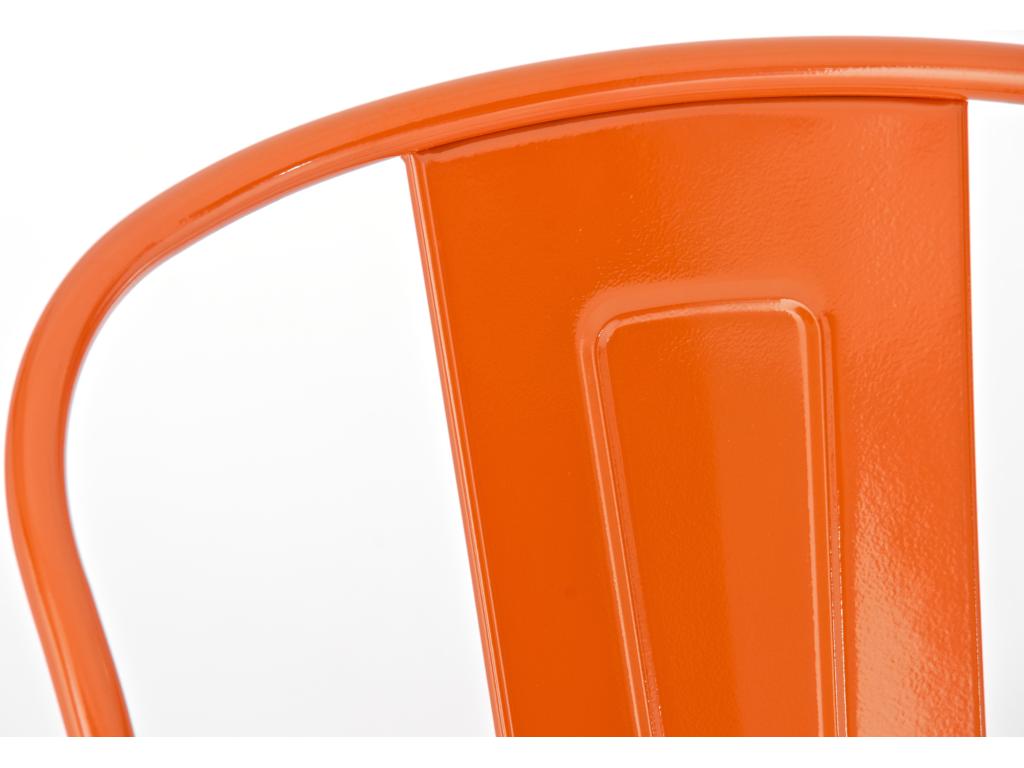 Set of 4 Bar Stools - Metal / Metal - Delimoa 96370TFXB