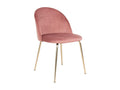 Set of 2 Geneva Pink Chairs 52x51x78 cm Delimoa 79028IXBC