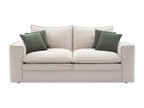 Delimoa 94494IRES 3-seater sofa in beige fabric