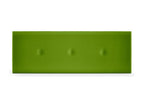 Delimoa Smooth Faux Leather Headboard with Buttons 145x50cm for 135/140cm Beds - Green 60012FUME