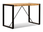 Dining table, raw mango wood, 120 cm, 84950XBQX