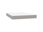 Delimoa bed base with light grey mattress 140x200 Fabric 66971GIZU