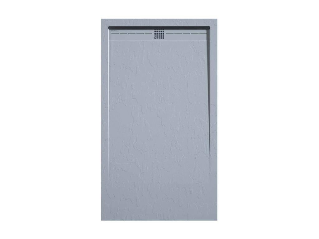Delimoa CACH Grey Slate Finish Shower Tray with Colour Grid - 170x80 cm 77390TOQY