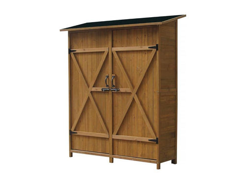 Delimoa garden cabinet - 140x49x162 cm - Brown 67036BSXF