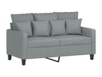 3-piece sofa set with light grey fabric cushions 25546WBLT