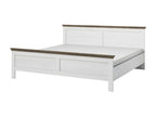 Artanzy collection adult bed 180x200 - White with oak effect finish 31379OUQW