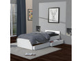 Artanzy Bed 90x190 with 2 Drawers / White 41449PMHL