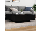 Coffee table with Delimoa LED, black, 100x100x31 cm, 21315NHIV