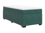 Delimoa bed base with mattress, dark green, 90x200 cm, 40635DUCC