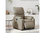 Electric reclining massage chair, cappuccino faux leather, 98864NKCB