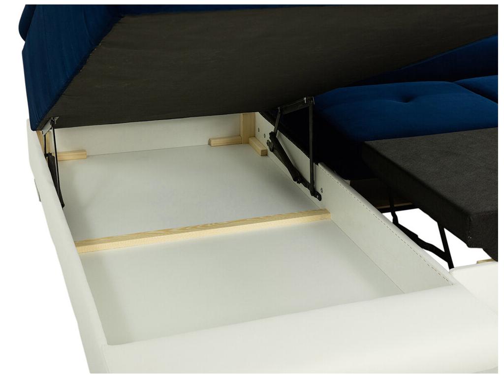 Delimoa 139 Corner Sofa, Grey, Sleeping Function, Bed Box, 270x202x71cm, 16340NHDF