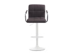 Bar stool - Fabric / Metal - Dark Grey - Artanzy V2 89480BLRE