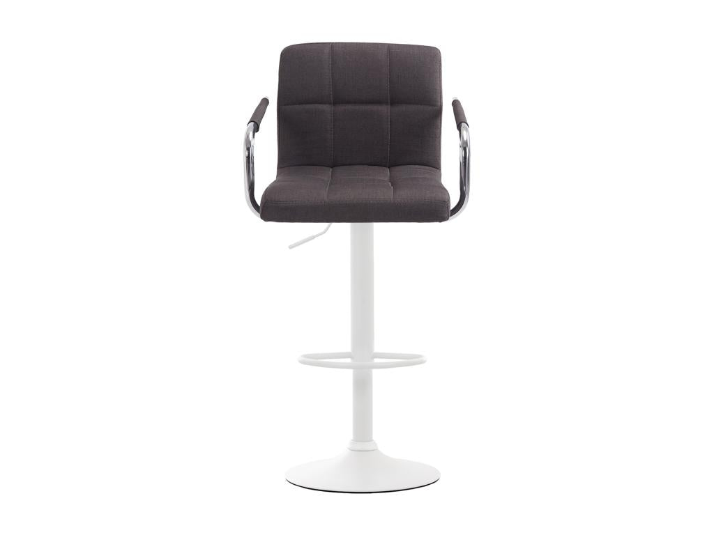 Bar stool - Fabric / Metal - Dark Grey - Artanzy V2 89480BLRE