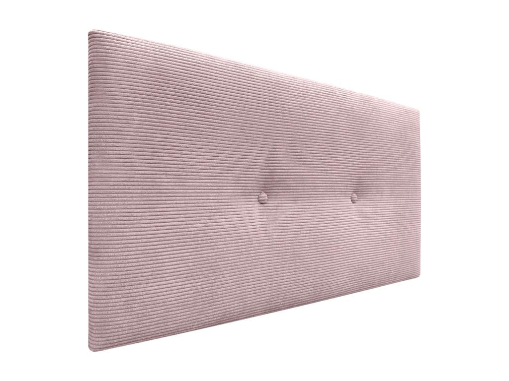 Artanzy Plain Corduroy Headboard with Buttons 95x50 cm for 80/90 cm Beds - Pale Pink 95518KPUJ