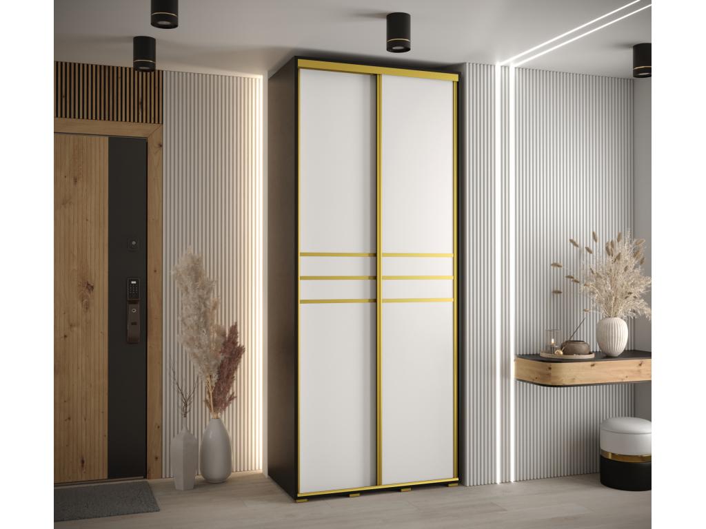 Artanzy 10 Sliding Door Wardrobe 235.2/110/60 2 Doors 91523GETS
