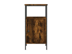 Smoked oak bedside table 41x31x80 cm engineered wood 22661BNCJ