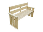 4-Piece Outdoor Dining Set, Impregnated Pine, 33343CDNK